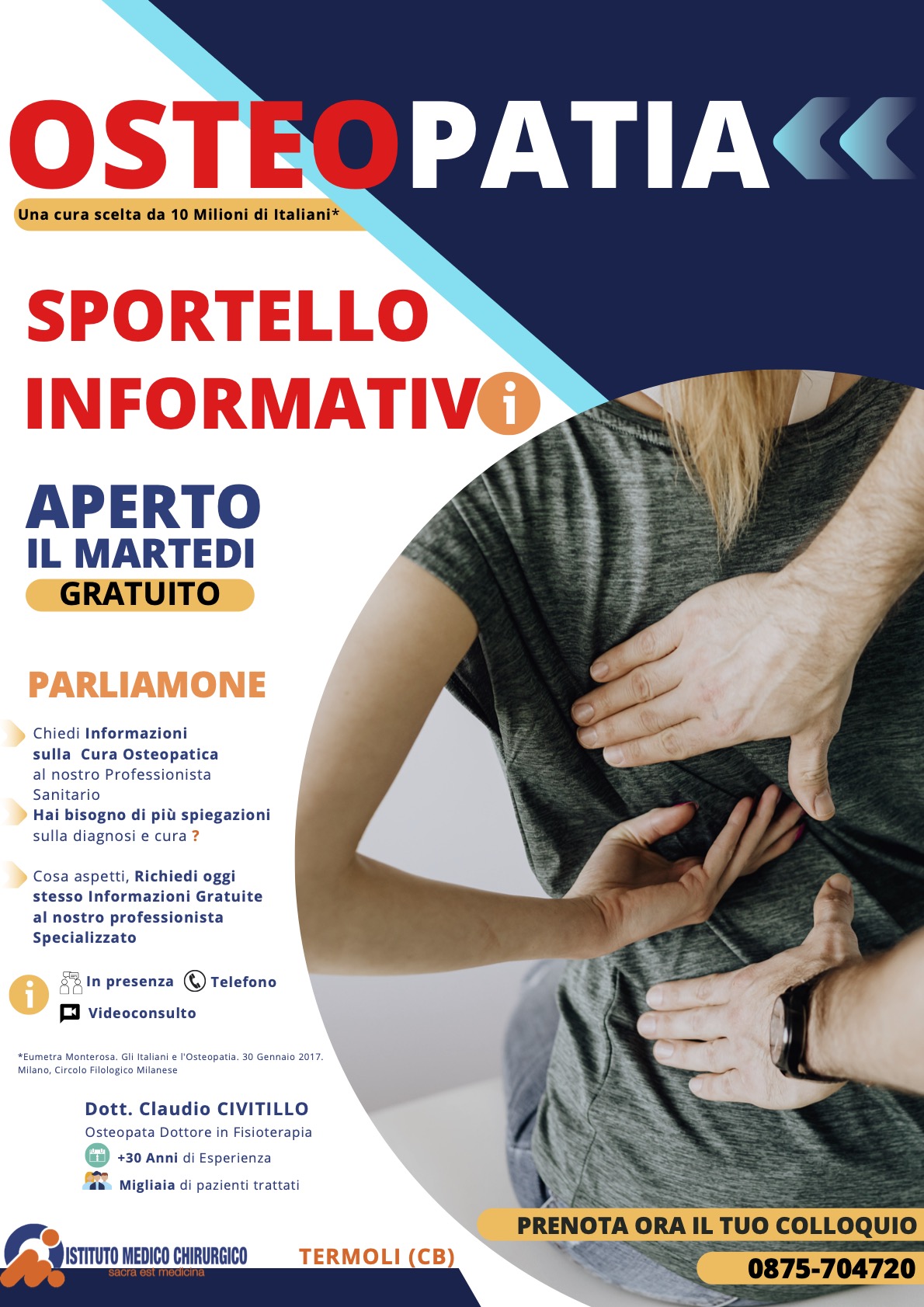 TERMOLI_SPORTELLO INFORMATIVO OSTEOPATIA